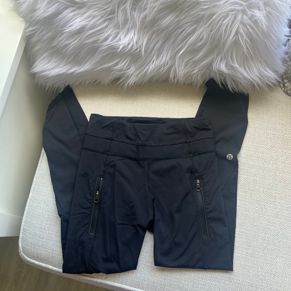 Lululemon Black Mesh Leggings